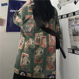 Litlookz Studio Y2K Japanese Print Shirt, view 2