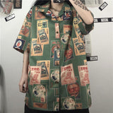 Litlookz Studio Y2K Japanese Print Shirt, view 4