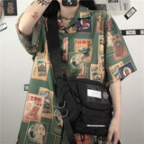Litlookz Studio Y2K Japanese Print Shirt, view 6