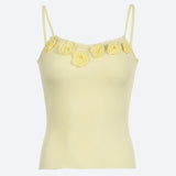 Litlookz Studio Y2K Knitted Flower Top, view 5