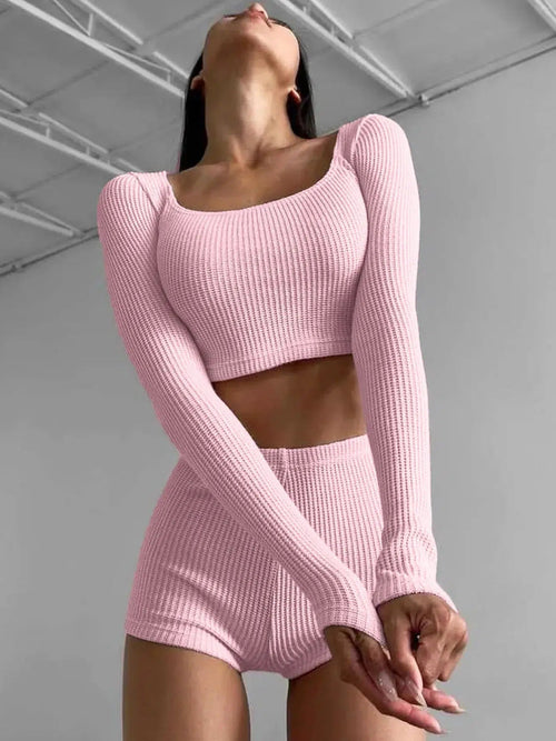 Litlookz Studio Y2K Knitted Two Piece Set
