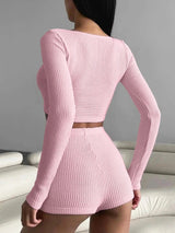 Litlookz Studio Y2K Knitted Two Piece Set, view 2