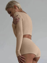 Litlookz Studio Y2K Knitted Two Piece Set, view 6