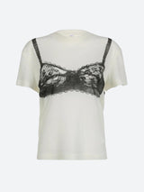 Litlookz Studio Y2K Lace Bra Tee, view 2
