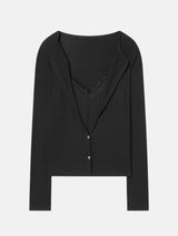 Litlookz Studio Y2K Lace Cardigan Top, view 5
