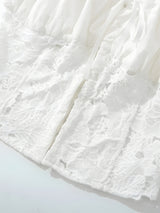 Litlookz Studio Y2K Lace Milkmaid Crop Top, view 6