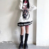 Litlookz Studio Y2K Lace Ruffle Mini Skirt, view 5