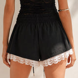 Litlookz Studio Y2K Lace Shorts, view 2