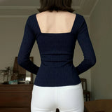Litlookz Studio Y2K Lace Trim Knit Top, view 2