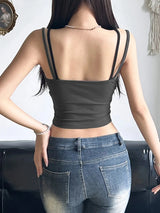 Litlookz Studio Y2K Layered Asymmetric Top, view 2