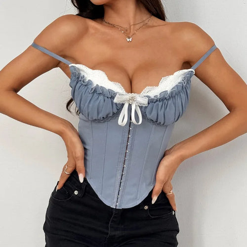 Litlookz Studio Y2K Layered Bust Corset Top
