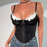 Litlookz Studio Y2K Layered Bust Corset Top, view 6