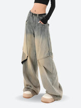 Litlookz Studio Y2K Layered Denim Jeans, view 3