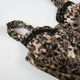 Litlookz Studio Y2K Leopard Corset Top, view 5