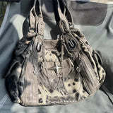 Litlookz Studio Y2K Leopard Faux Fur Bag, view 5