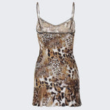 Litlookz Studio Y2K Leopard Top & Skirt Two Piece Set, view 4