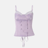 Litlookz Studio Y2K Lilac Corset Top, view 5