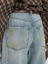 Litlookz Studio Y2K Loose Fit Distressed Jeans, view 6