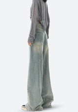 Litlookz Studio Y2K Low Rise Baggy Denim Jeans, view 4