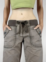 Litlookz Studio Y2K Low Waist Drawstring Pants, view 4
