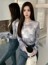 Litlookz Studio Y2K Mesh Cloud Top, view 4