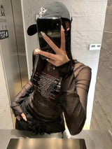 Litlookz Studio Y2K Mesh Top, view 6