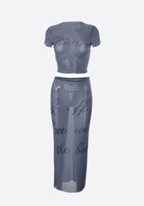 Litlookz Studio Y2K Mesh Two Piece Set, view 2
