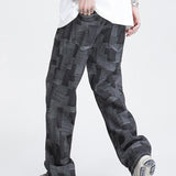 Litlookz Studio Y2K Mid Wash Wide Leg Jeans, view 4