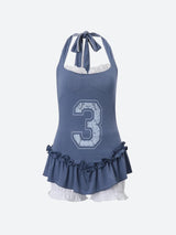 Litlookz Studio Y2K Mini Dress & Shorts Two Piece Set, view 4