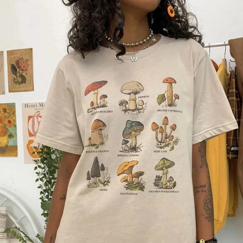 Litlookz Studio Y2K Mushrooms Tee