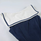 Litlookz Studio Y2K Nautical Button Mini Dress, view 5