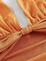 Litlookz Studio Y2K Ombre Halter Dress, view 5