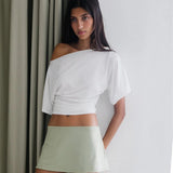 Litlookz Studio Y2K One Shoulder Ruched Top, view 5
