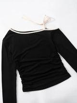 Litlookz Studio Y2K One Shoulder Top, view 5