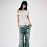 Litlookz Studio Y2K One Shoulder Top, view 4