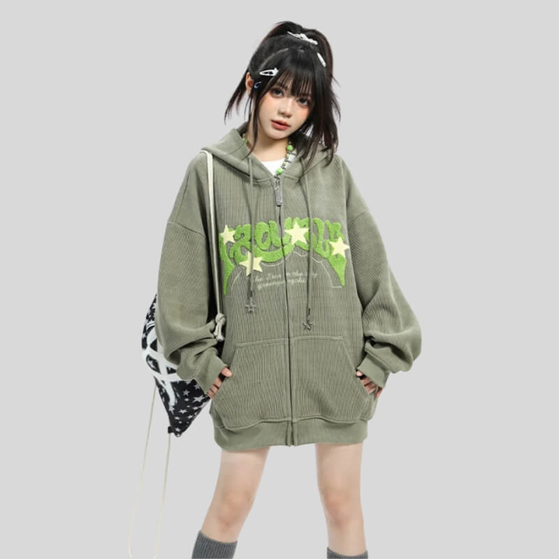 Litlookz Studio Y2K Oversized Graphic Hoodie
