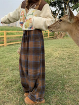 Litlookz Studio Y2K Oversized Plaid Sweatpants, view 2