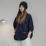 Litlookz Studio Y2K Oversized Puff Sleeve Shirt, view 3