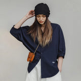 Litlookz Studio Y2K Oversized Puff Sleeve Shirt, view 4