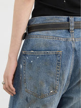 Litlookz Studio Y2K Paint Splatter Jeans, view 6