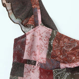 Litlookz Studio Y2K Paisley Mesh Top, view 3