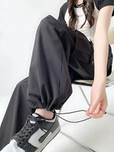 Litlookz Studio Y2K Parachute Cargo Pants, view 6
