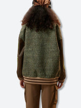 Litlookz Studio Y2K Patchwork Bomber Jacket, view 3