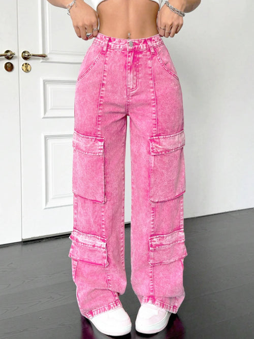 Litlookz Studio Y2K Pink Cargo Pants