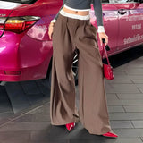 Litlookz Studio Y2K Pinstripe Baggy Pants, view 2