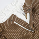 Litlookz Studio Y2K Pinstripe Baggy Pants, view 4
