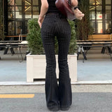 Litlookz Studio Y2K Pinstripe Flare Pants, view 2