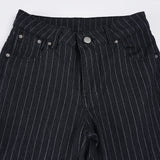 Litlookz Studio Y2K Pinstripe Flare Pants, view 5