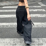 Litlookz Studio Y2K Pinstripe Tailored Baggy Pants, view 2
