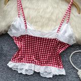 Litlookz Studio Y2K Plaid Bustier Crop Top, view 4